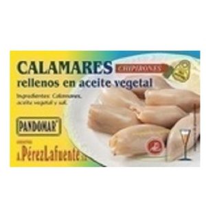 Pandomar calamares rellenos en aceite (chipirones) 120g