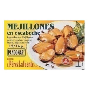 Pandomar mejillones en escabeche 120g