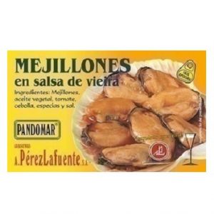 Pandomar mejillones en salsa vieira 120g