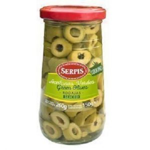 serpis aceitunas verdes rodajas 260g