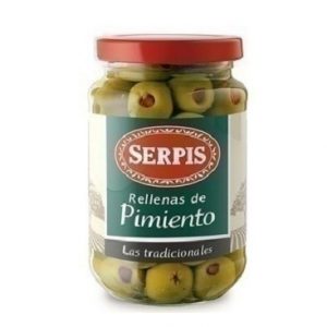 serpis aceitunas rellenas con pimiento 300g