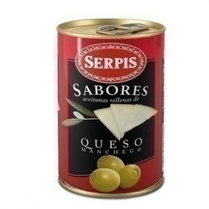 serpis aceitunas rellenas con manchego 300g