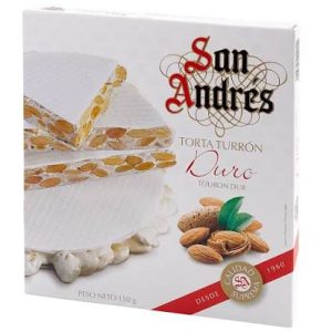 torta de turrón alicante San Andres 150g